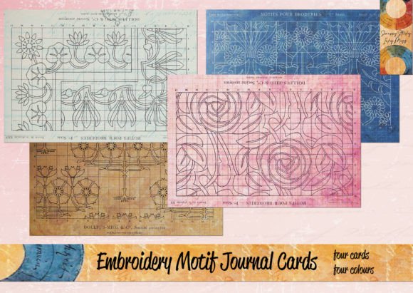 Evaluating French Embroidery Journal Cards Tags for Etsy