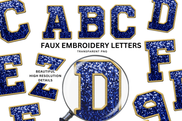 Faux Embroidery Sequin Alphabet Review