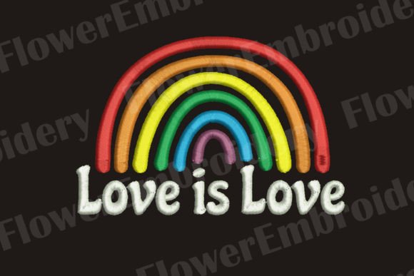 Pride Love Symbol Embroidery Design Review