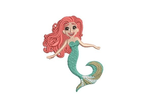 Review: Cartoon Mermaid Embroidery Design for Craft Fairs
