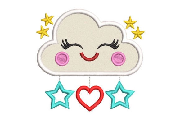 Review: Cloud with Stars Embroidery Design for Boutique Apparel