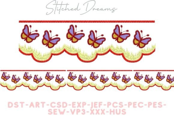 Review: Embroidery Borders with Butterflies for Gifts