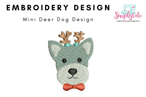 Review: Mini Deer Dog Embroidery Design for Apparel