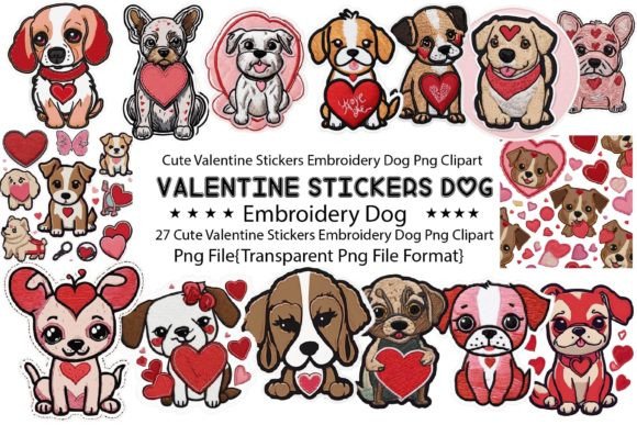 Reviewing Cute Valentine Stickers Embroidery Dog for Holiday Sales