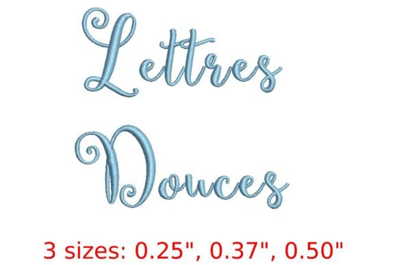 Reviewing Lettres Douces Embroidery Font for Etsy Shops
