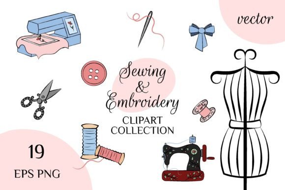 Reviewing Sewing Embroidery PNG Clipart Collec for Holiday Sales