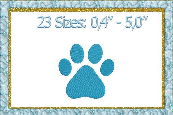 Reviewing the Paw Print Machine Embroidery Design